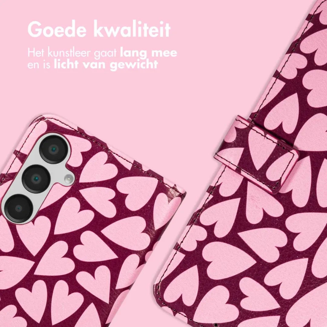 Imoshion Galaxy A16 Hoesje - 3 Pasjes - Hearty Blush