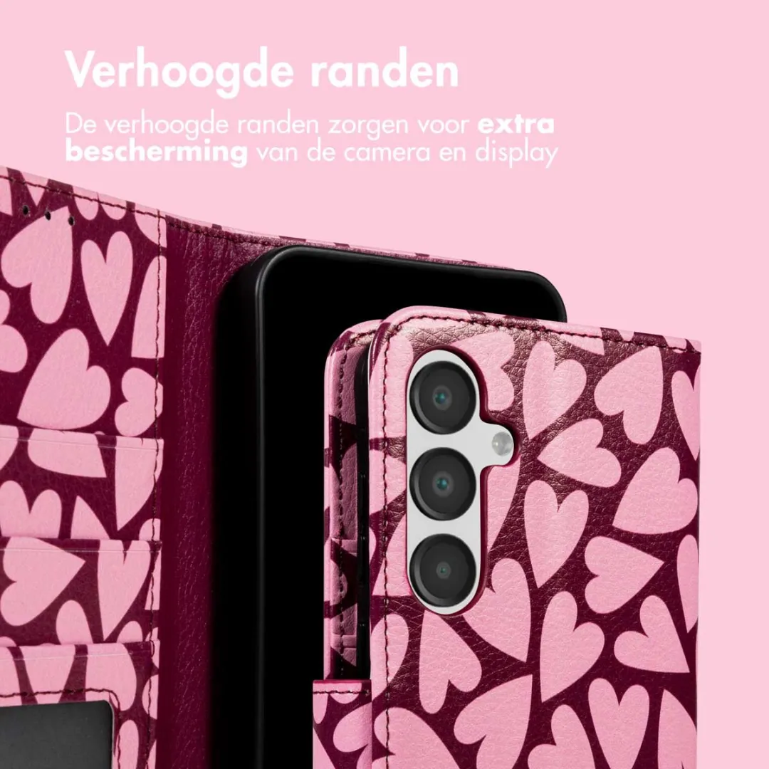 Imoshion Galaxy A16 Hoesje - 3 Pasjes - Hearty Blush