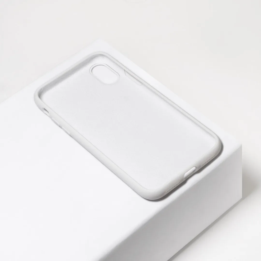 BMAX Siliconen Hoesje iPhone Xs Max - Wit
