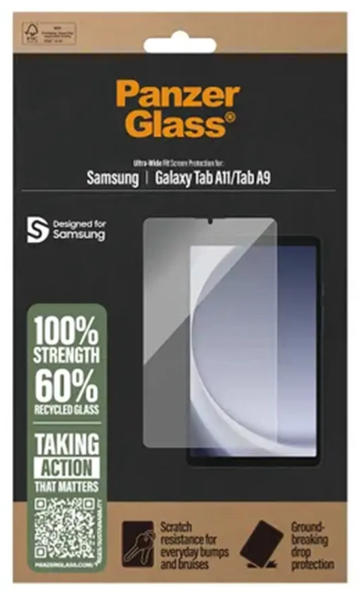 PanzerGlass PG63975 Screenprotector - Samsung Galaxy Tab A9/A11 8.7" - Transparant