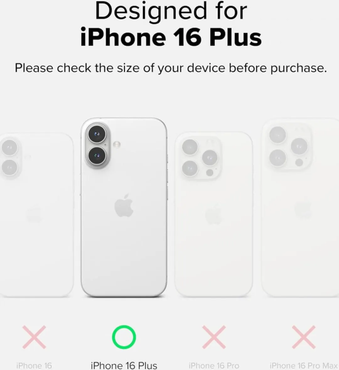 Ringke ACS06771 Silicone Hoesje iPhone 16 Plus - MagSafe - Zwart