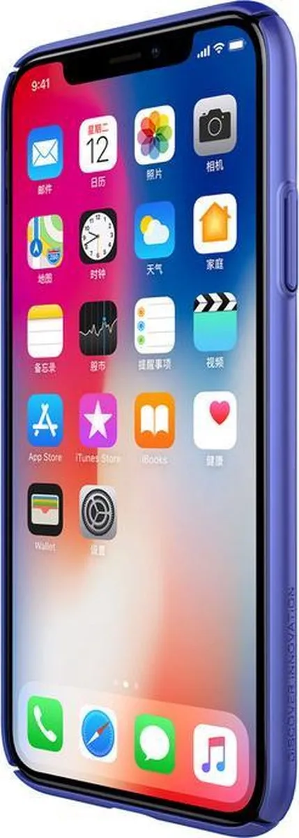 Nillkin Air Hard Case iPhone X - Blauw - afbeelding 4 van 6