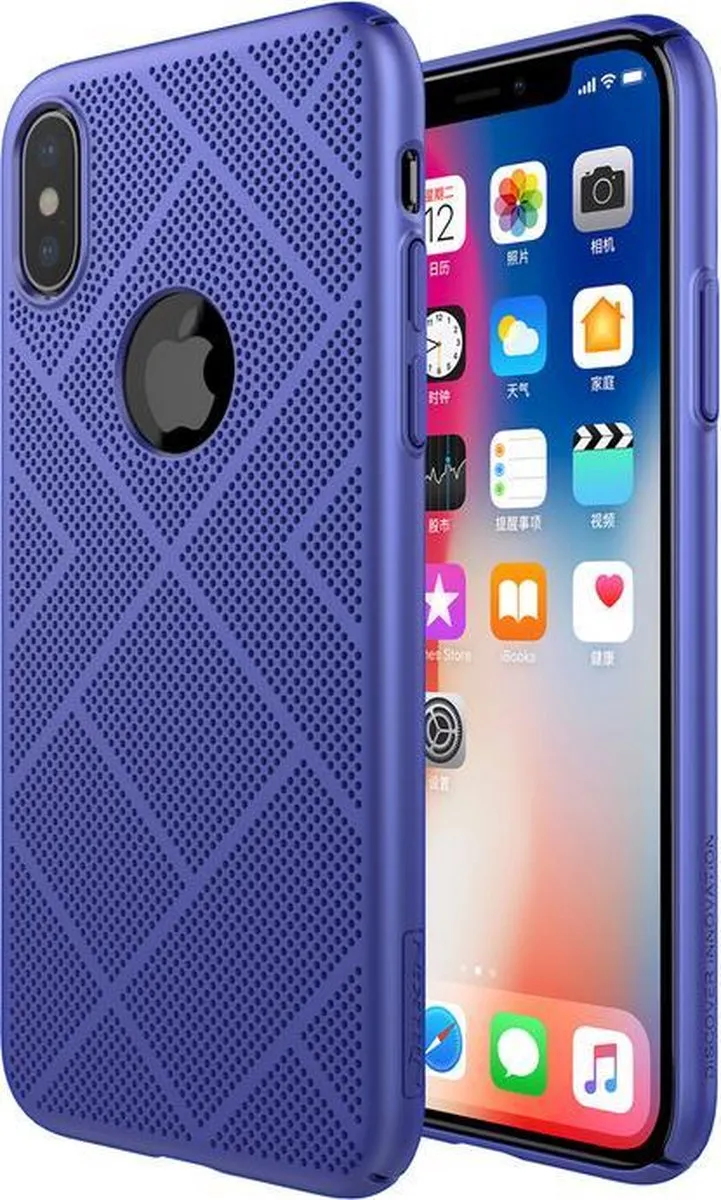 Nillkin Air Hard Case iPhone X - Blauw - afbeelding 3 van 6