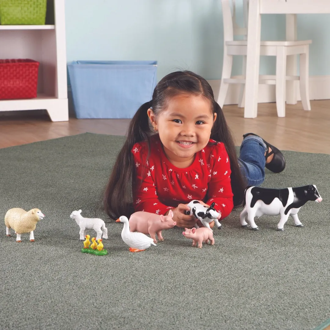 Learning Resources Jumbo Boerderij Dieren - LER0694 - Multicolor - afbeelding 6 van 6