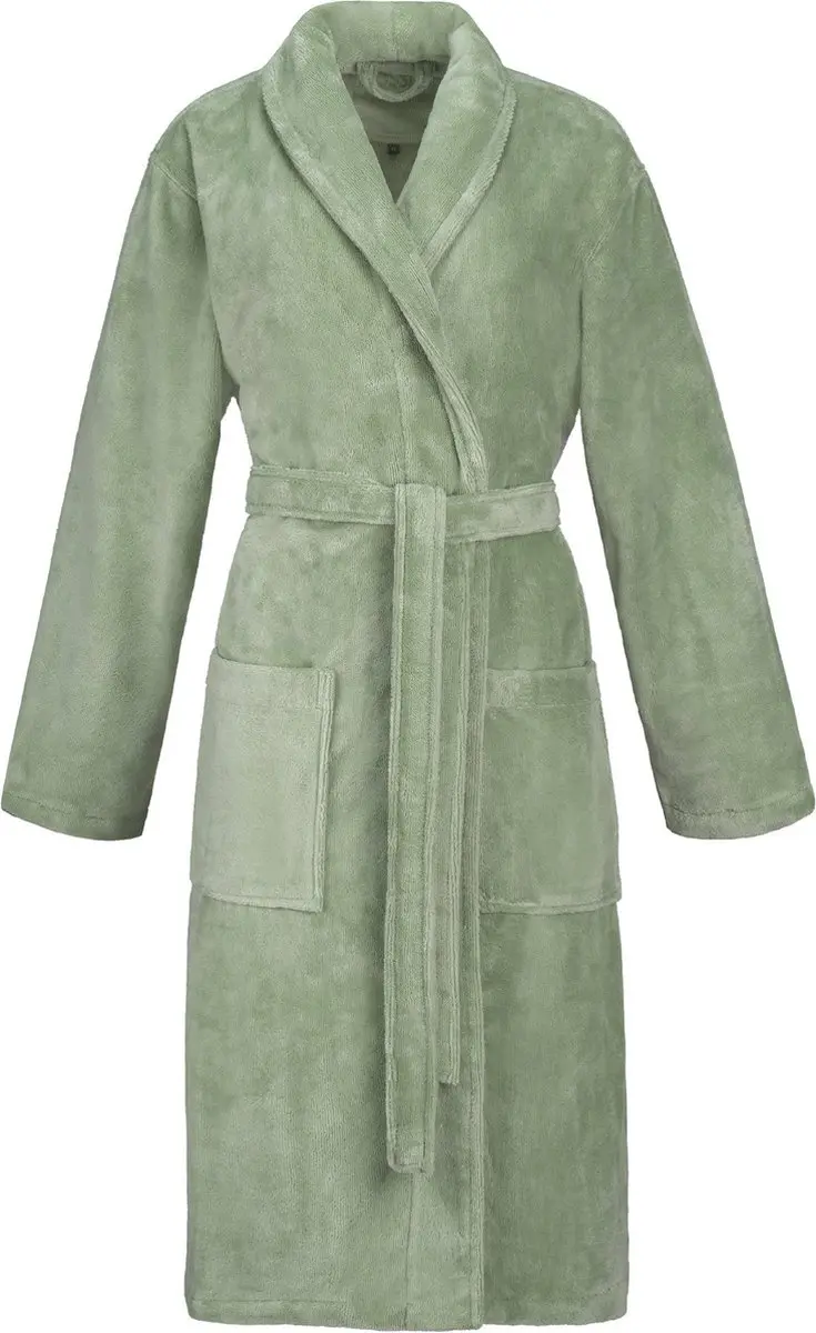 Vossen dames badjas Pippa soft green small