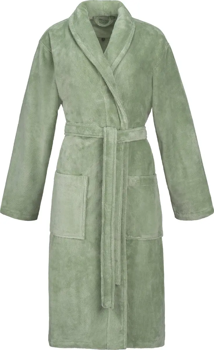 Vossen dames badjas Pippa soft green XL