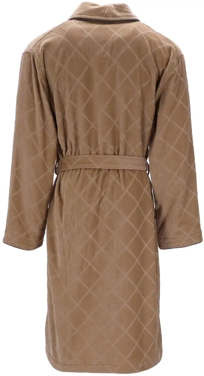 Vossen Barron Herenbadjas - 100% Katoen - Camel - M - afbeelding 2 van 2