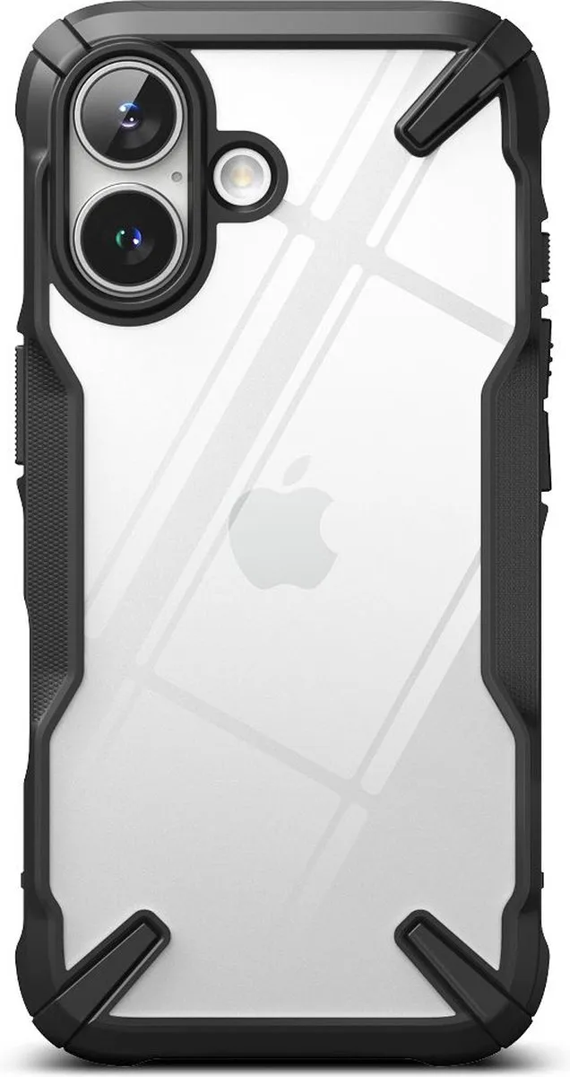 Ringke Fusion X iPhone 16 Hoesje - Zwart - MPN 8800274960473