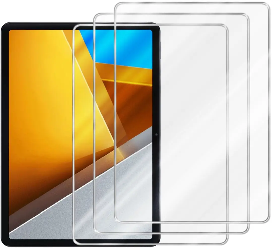 Cadorabo 3x Screenprotector geschikt voor Xiaomi Poco Pad in KRISTALHELDER