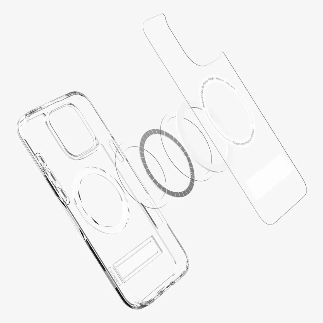 Spigen Ultra Hybrid S MagFit ACS08009 Hoesje - iPhone 16 Pro Max - Transparant - afbeelding 6 van 6