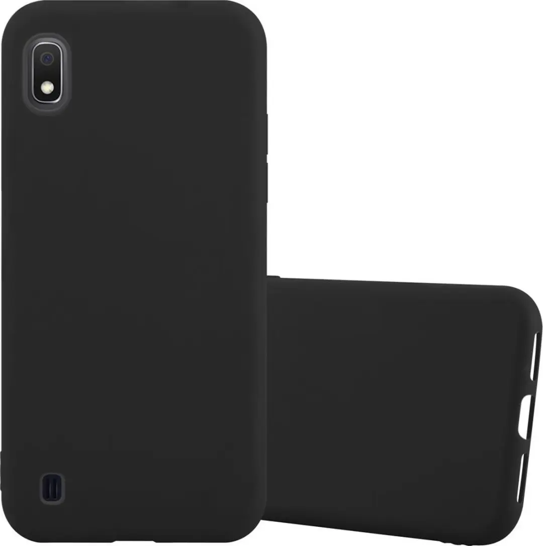 Cadorabo Hoesje geschikt voor Samsung Galaxy A10 / M10 in CANDY ZWART