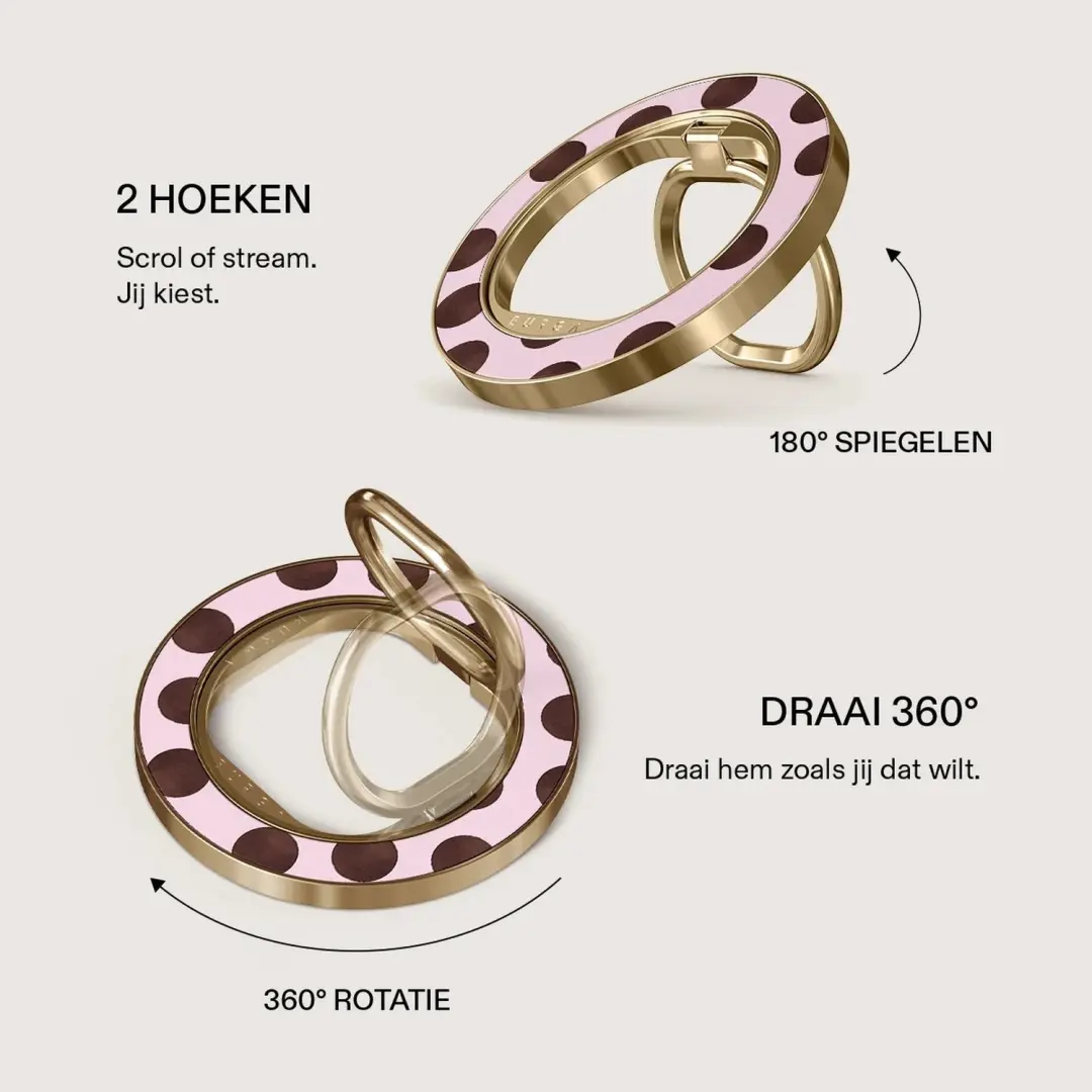Burga New Crush Magnetic Ringholder - Goud - afbeelding 3 van 4