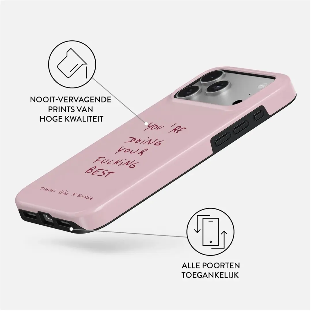 Burga Tough MagSafe Hoesje iPhone 18 Pro - Roze - afbeelding 4 van 6