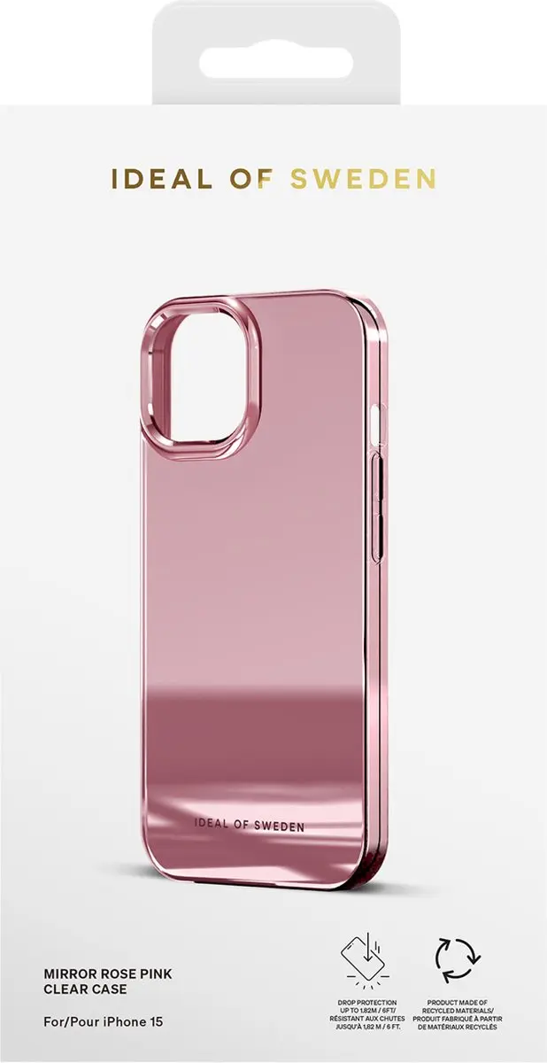 iDeal of Sweden Mirror Case Hoesje - iPhone 13-16e - Roze - afbeelding 3 van 6