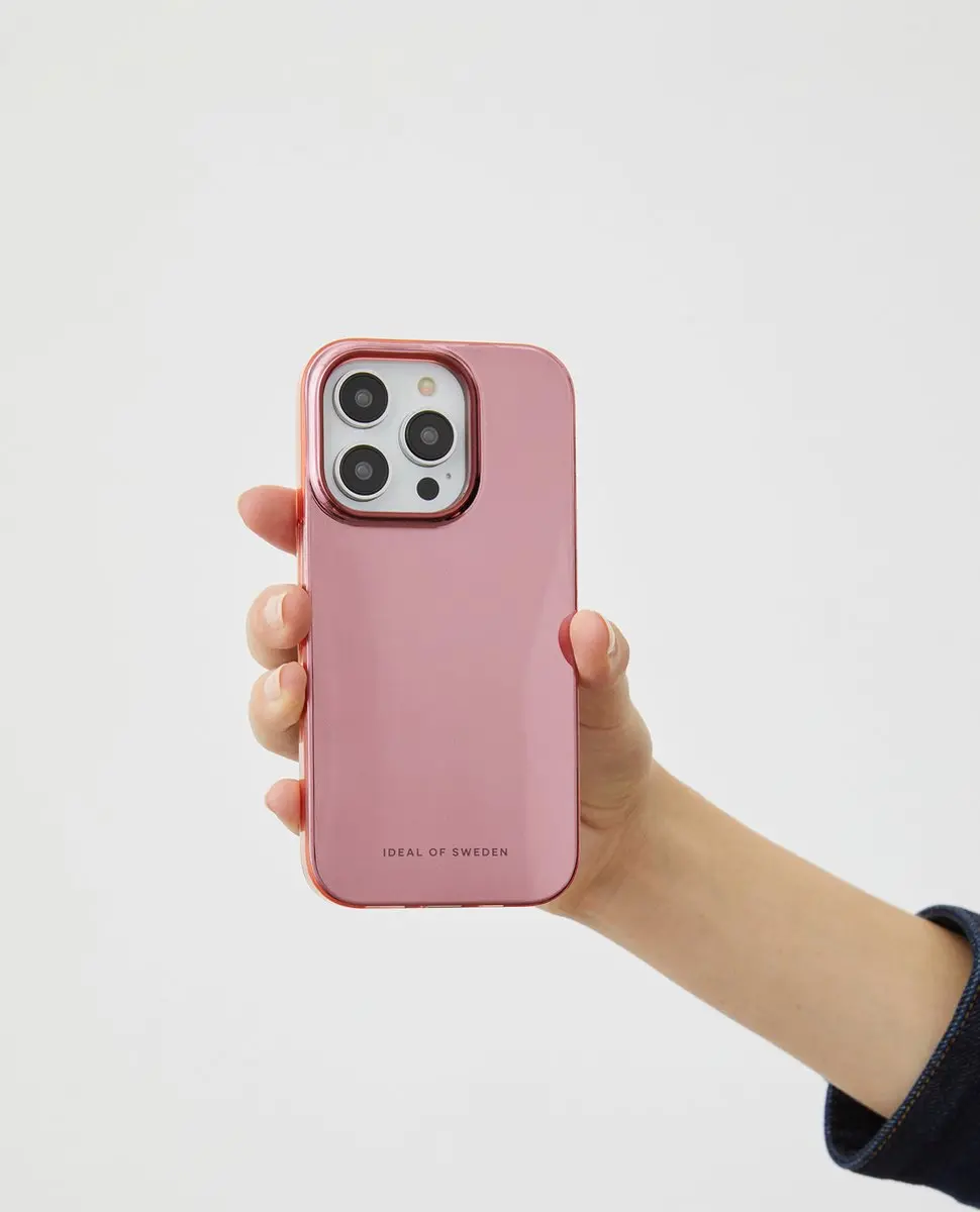 iDeal of Sweden Mirror Case Hoesje - iPhone 13-16e - Roze - afbeelding 6 van 6