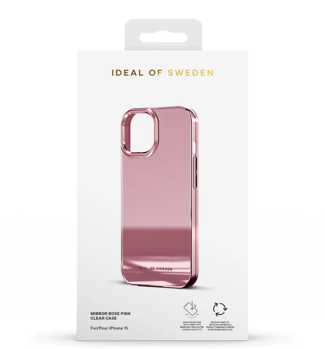 iDeal of Sweden Mirror Case Hoesje - iPhone 13-16e - Roze - afbeelding 4 van 6