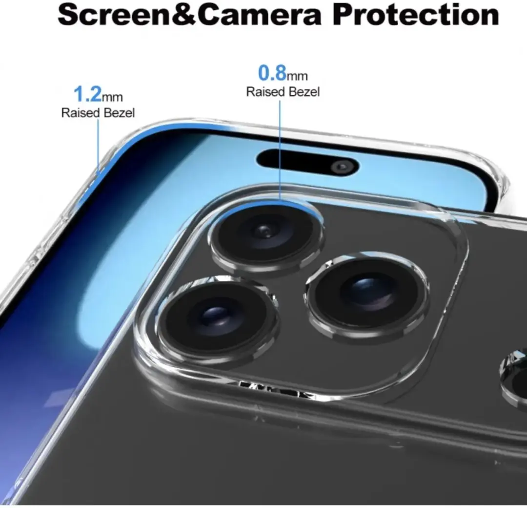 Dun TPU Hoesje Apple iPhone 18 Pro - Transparant - afbeelding 6 van 6