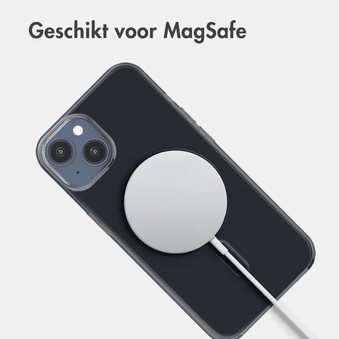 Accezz Lite Backcover iPhone 13 MagSafe - Smokey Clear - afbeelding 3 van 6