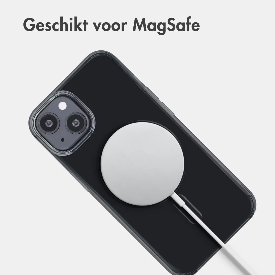 Accezz Lite Backcover iPhone 14 MagSafe - Smokey Clear - afbeelding 3 van 6