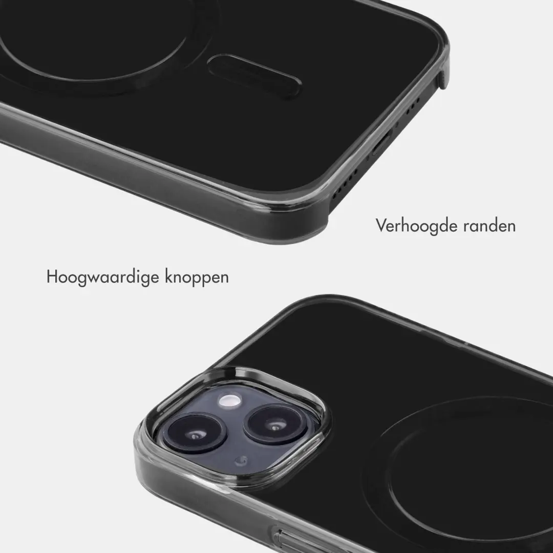 Accezz Lite Backcover iPhone 14 MagSafe - Smokey Clear - afbeelding 5 van 6