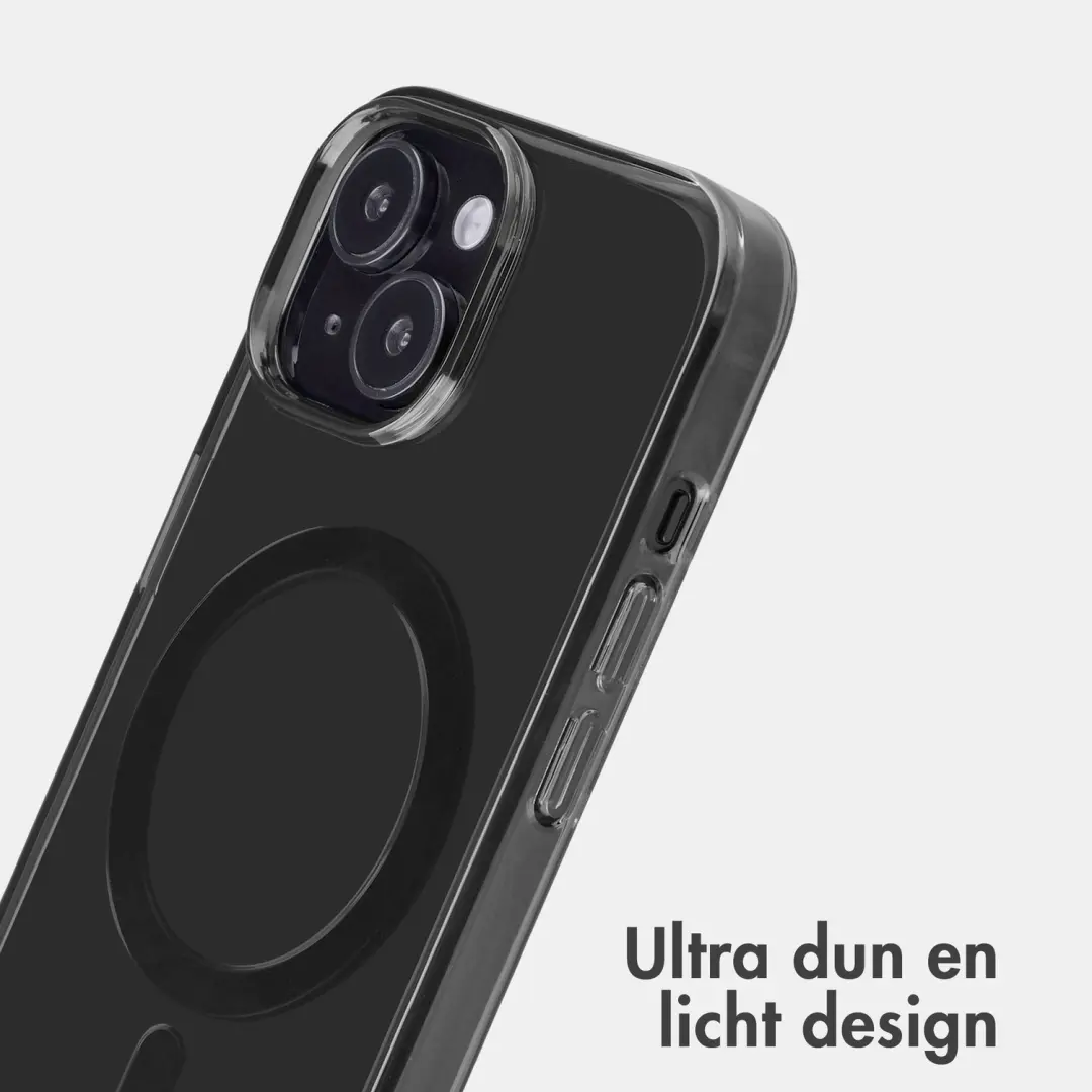 Accezz Lite Hoesje iPhone 15 MagSafe - Smokey Clear - afbeelding 2 van 6