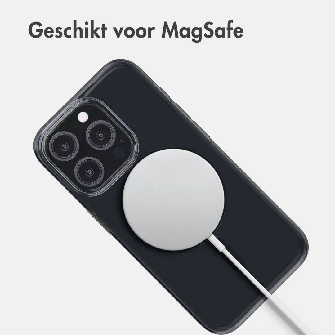 Accezz Lite Backcover iPhone 15 Pro MagSafe - Smokey Clear - afbeelding 3 van 6