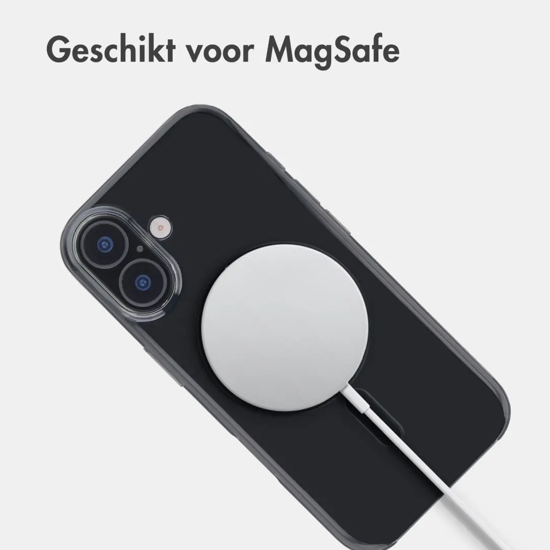 Accezz Lite Backcover iPhone 17 MagSafe - Smokey Clear - afbeelding 3 van 6
