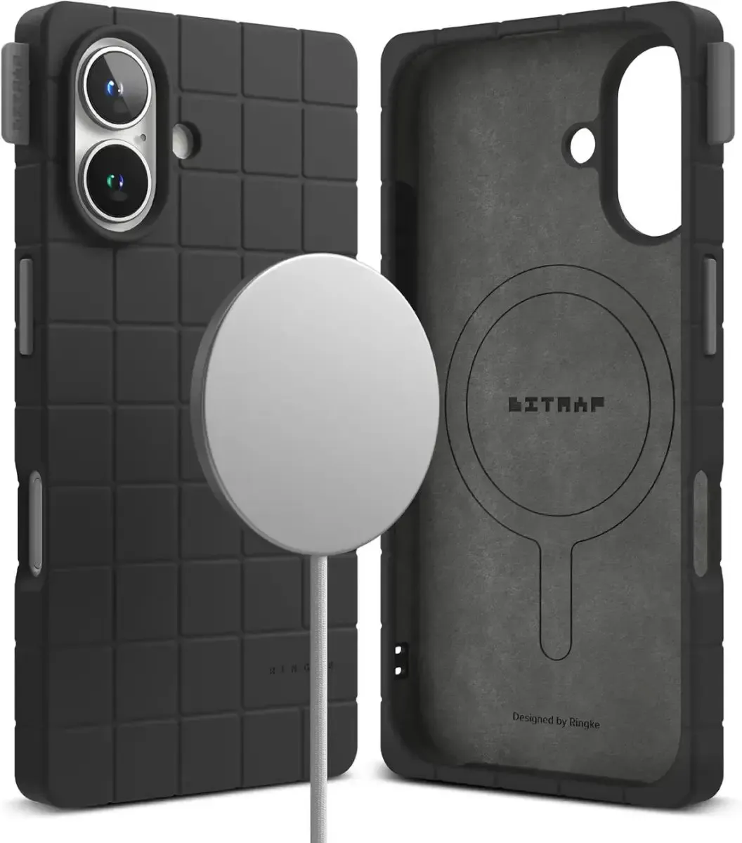 Ringke Bitmap Silicone Magnetic Hoesje iPhone 16