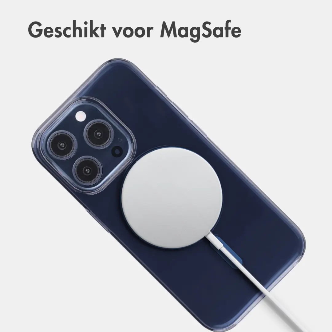 Accezz Lite Backcover iPhone 15 Pro MagSafe - Donkerblauw - afbeelding 3 van 6