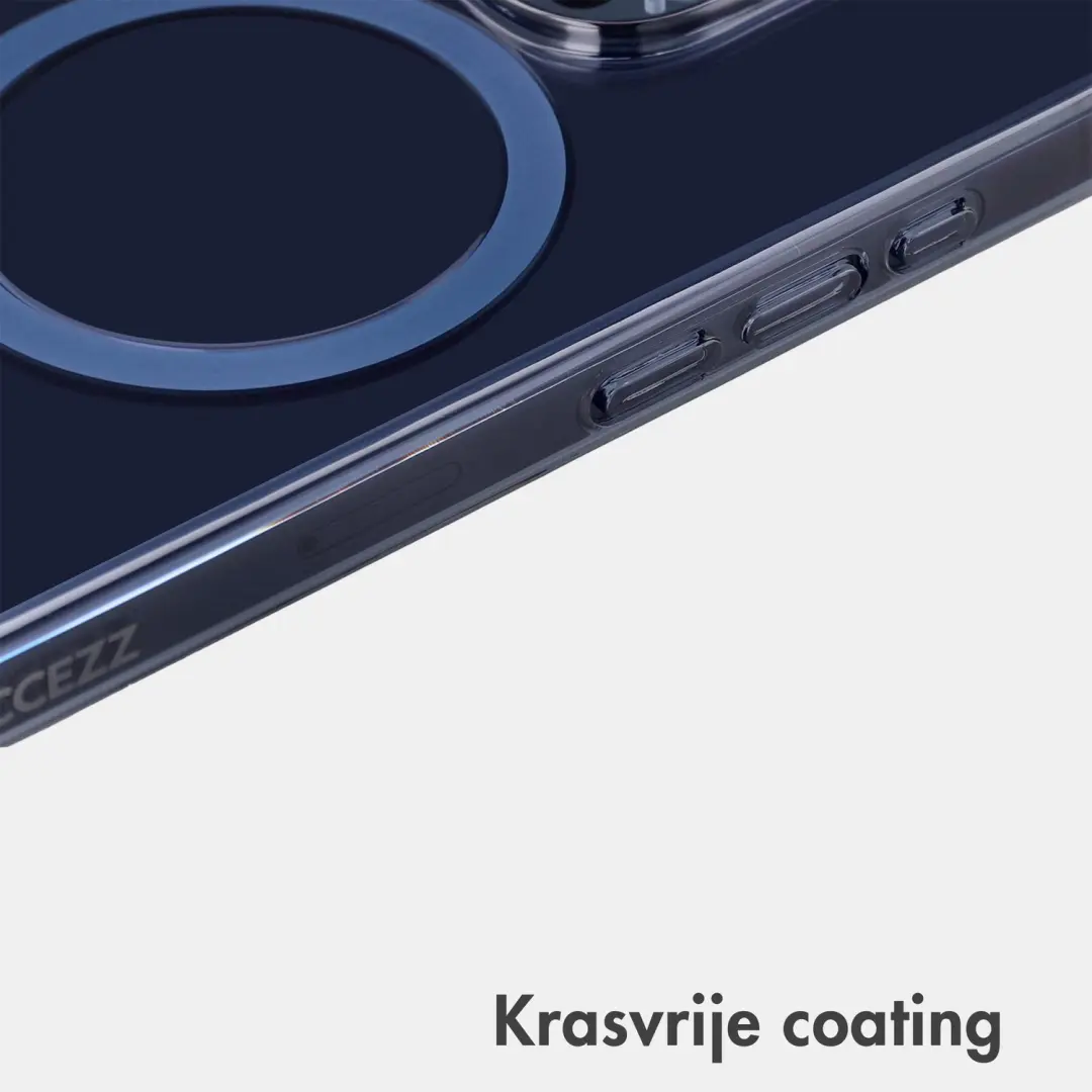 Accezz Lite Backcover iPhone 15 Pro MagSafe - Donkerblauw - afbeelding 4 van 6