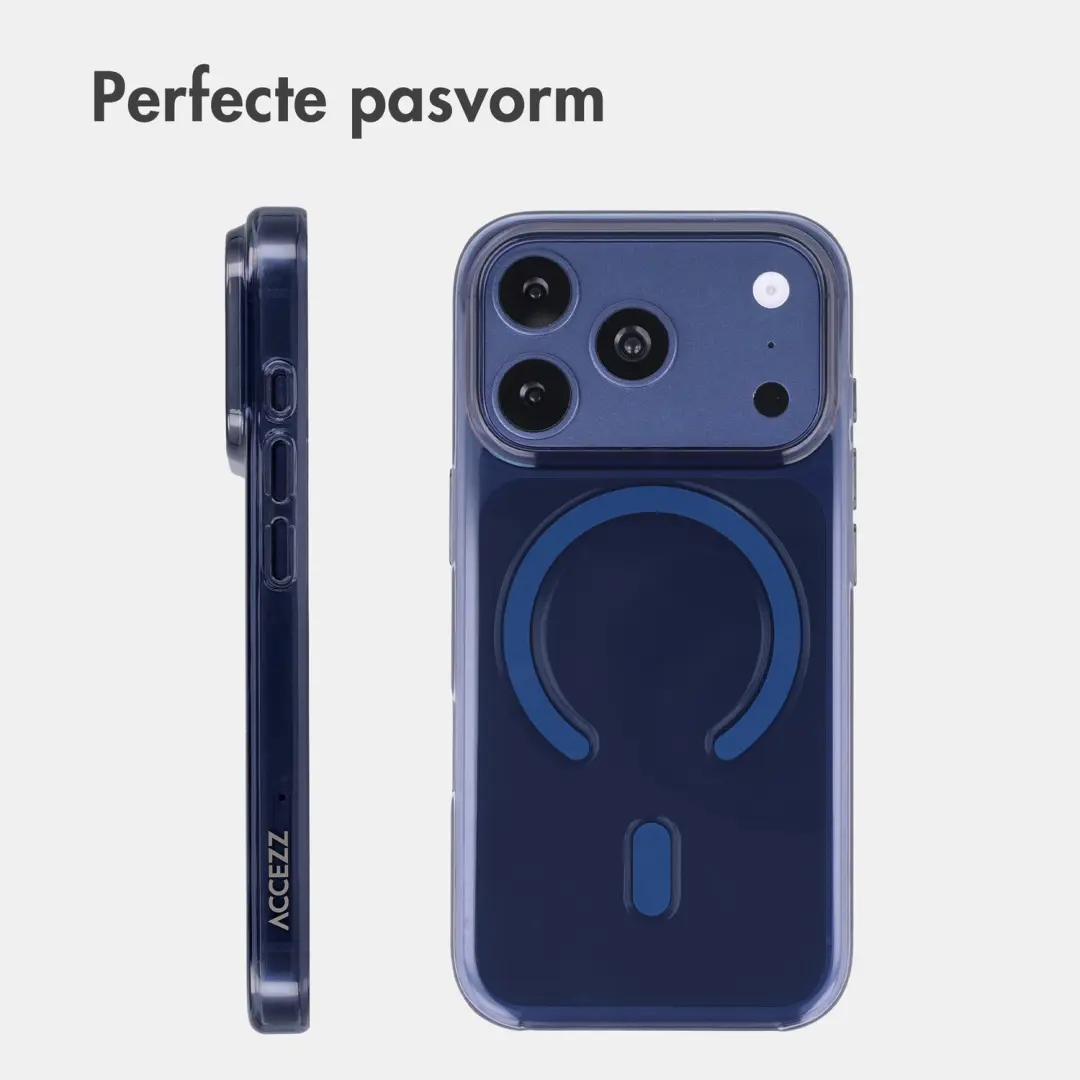 Accezz Hoesje iPhone 18 Pro / 17 Pro MagSafe - Donkerblauw - afbeelding 6 van 6