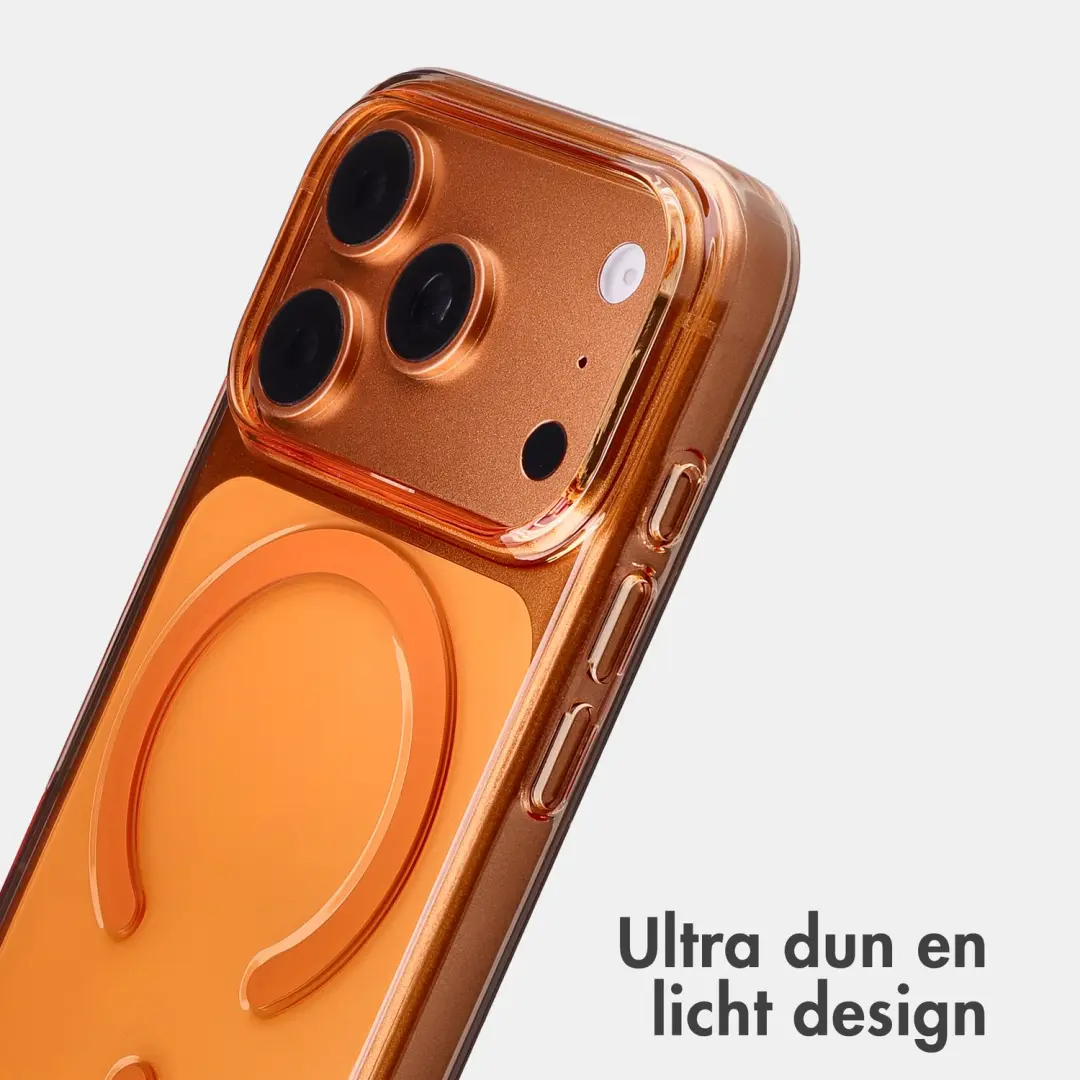 Accezz Lite Backcover iPhone 18 Pro Max / 17 Pro Max - MagSafe - Oranje - afbeelding 2 van 6