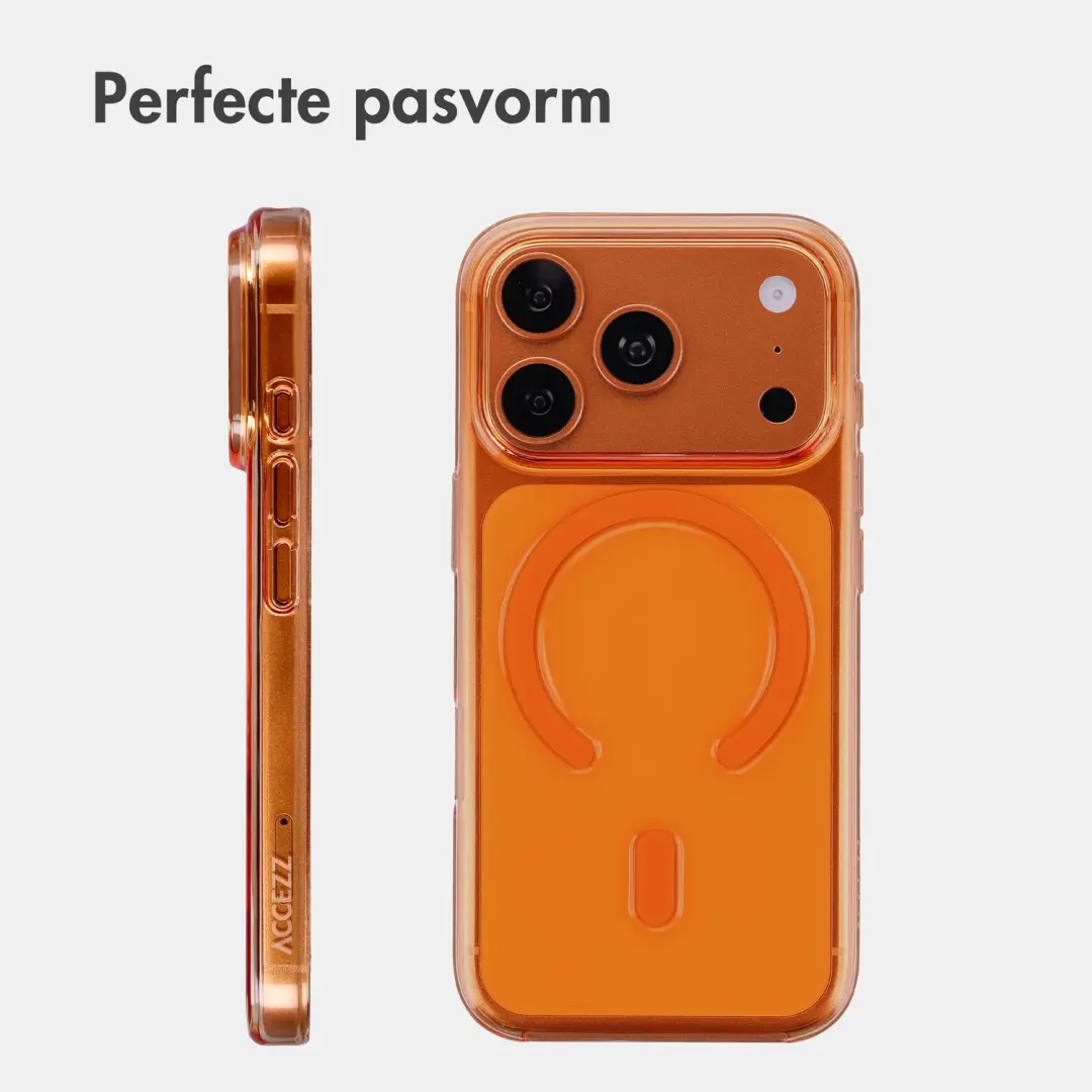 Accezz Lite Backcover iPhone 18 Pro Max / 17 Pro Max - MagSafe - Oranje - afbeelding 5 van 6