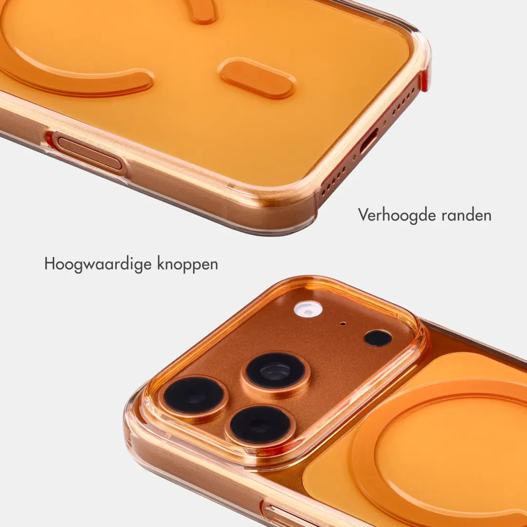 Accezz Lite Backcover iPhone 18 Pro Max / 17 Pro Max - MagSafe - Oranje - afbeelding 6 van 6