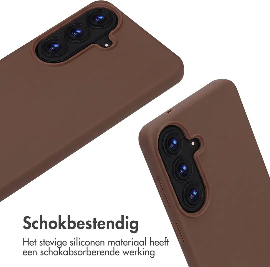 imoshion Siliconen Hoesje Galaxy S26 met Koord - Bruin - afbeelding 3 van 4