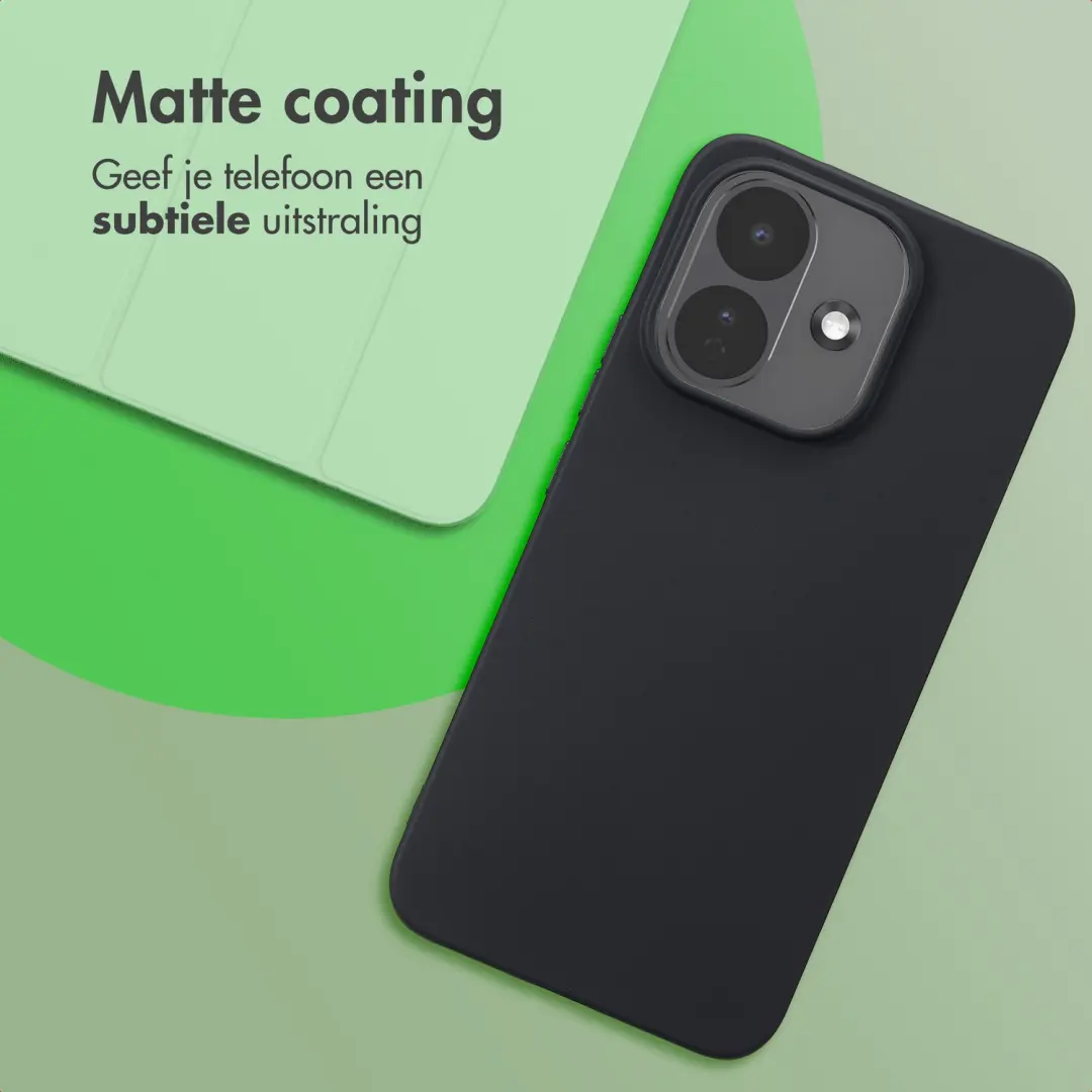 imoshion Color Backcover Hoesje Redmi Note 17 Pro - Zwart - afbeelding 2 van 6