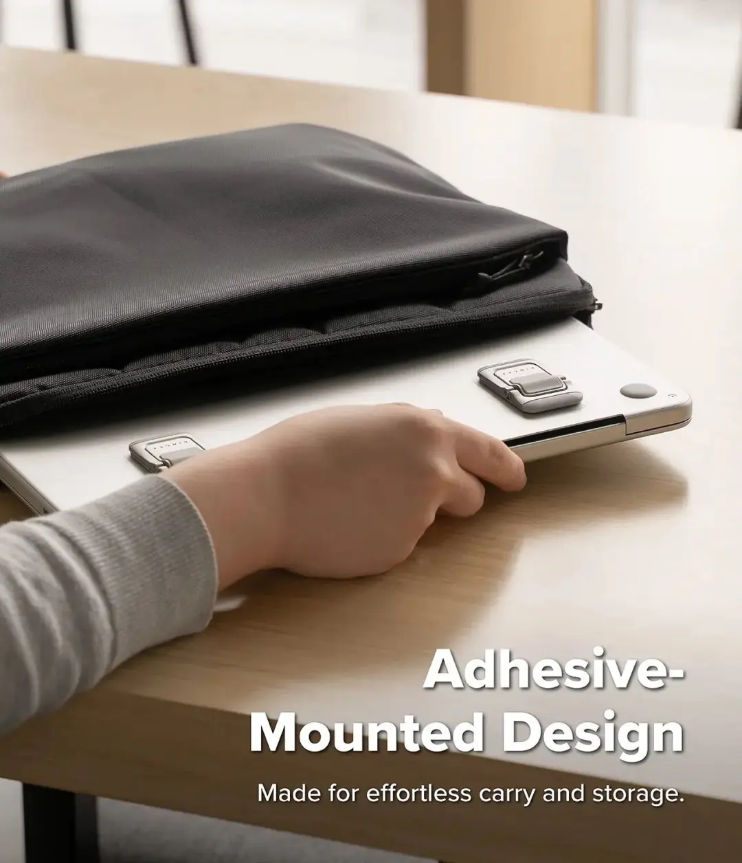 Ringke Step-Fit Mini Laptopstandaard - Zilver - afbeelding 3 van 6