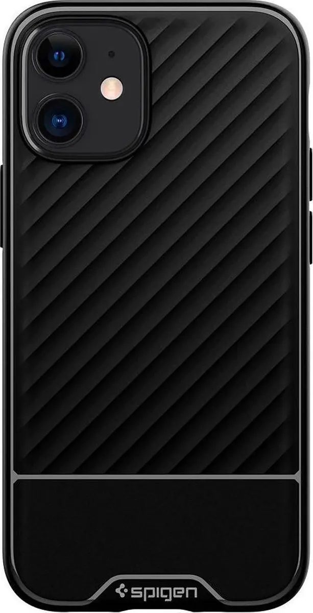 Spigen Core Armor Apple iPhone 12 / 12 Pro Hoesje Zwart