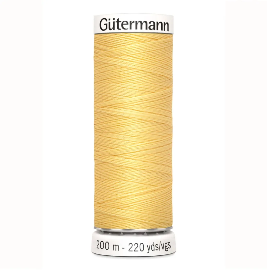 Gutermann Polyester Naaigaren 200m - Geel