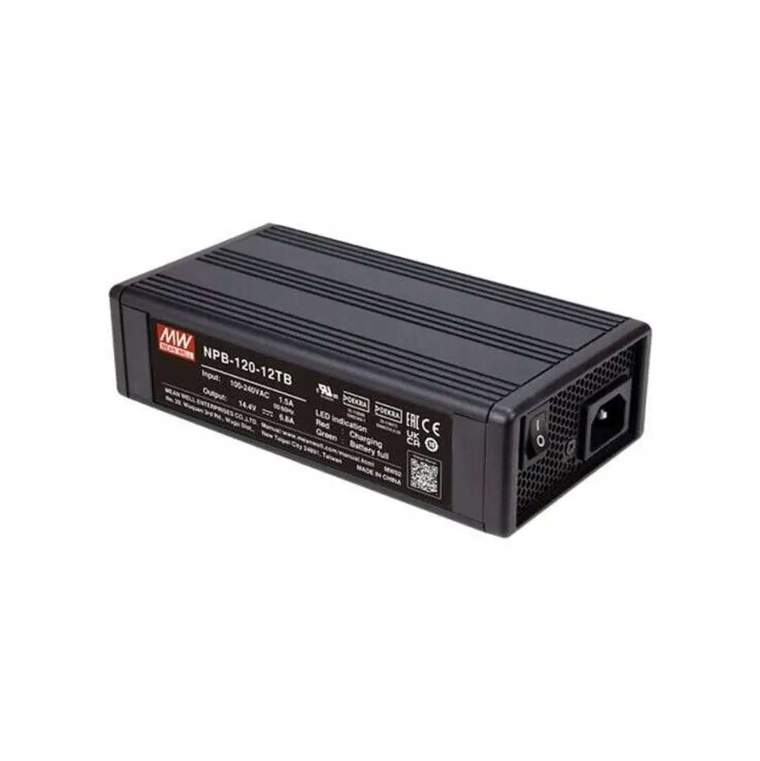 Mean Well NPB-120-12TB Lader voor Lood- en Li-ion Accu's 13,8V 6,8A