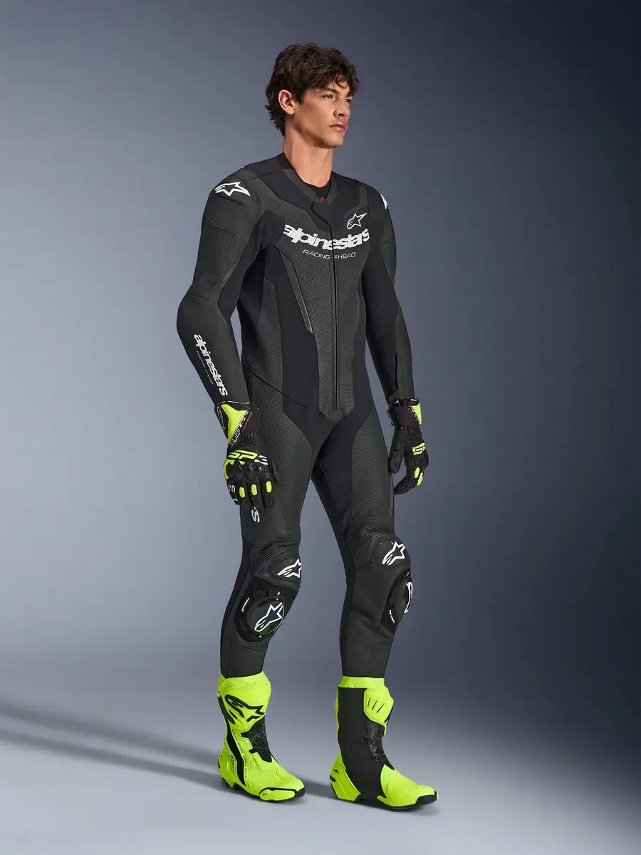 Alpinestars GP Force V2 Leren Motorpak - Zwart - 58 - afbeelding 3 van 6