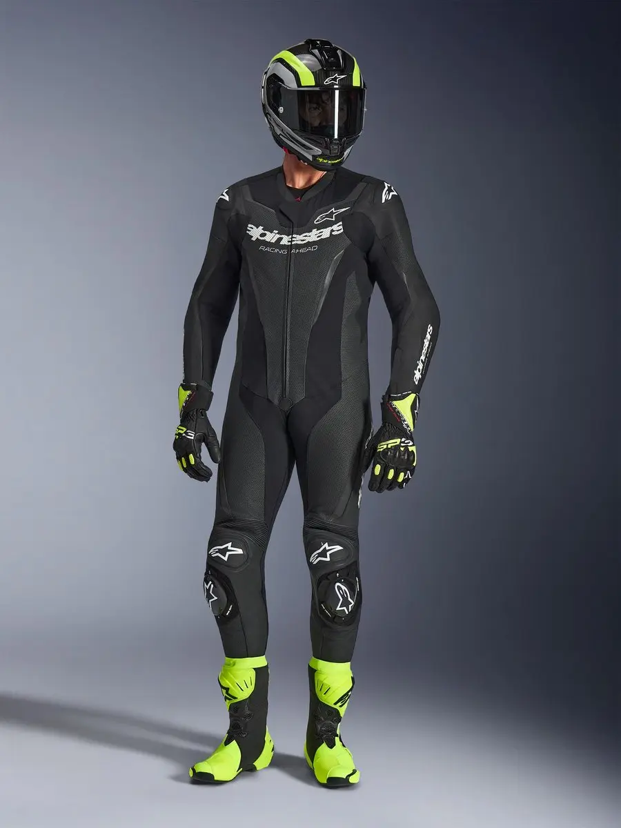 Alpinestars GP Force V2 Leren Motorpak - Zwart - 58 - afbeelding 2 van 6