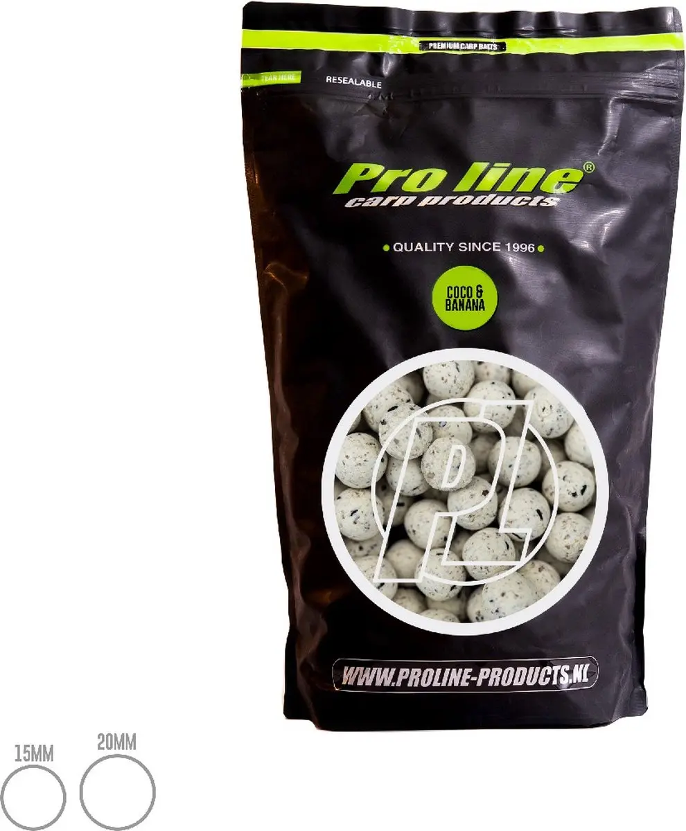 Proline Coco Banana Boilie 15mm - 5kg - afbeelding 3 van 5