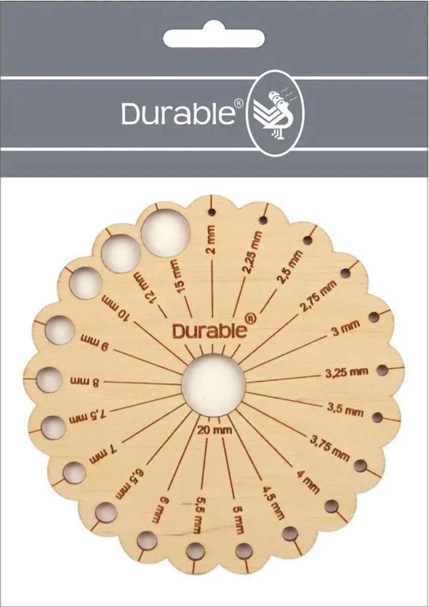 Durable Naalddiktemeter Bloem 12cm