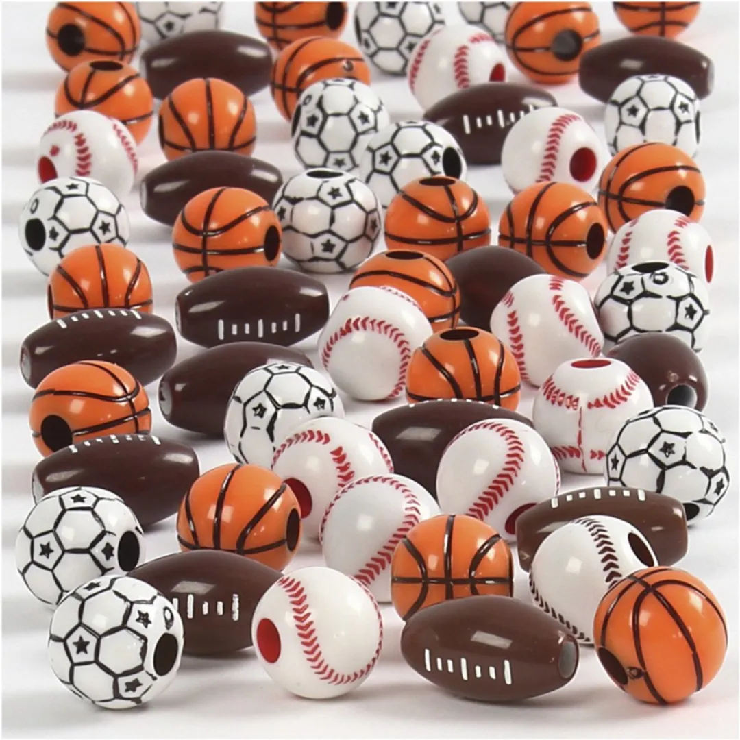 Creativ Company Plastic Kralen Sport 11-15mm