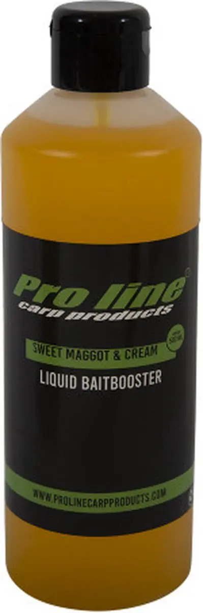 Proline Sweet Maggot & Cream Liquid Booster 500ml - afbeelding 3 van 4