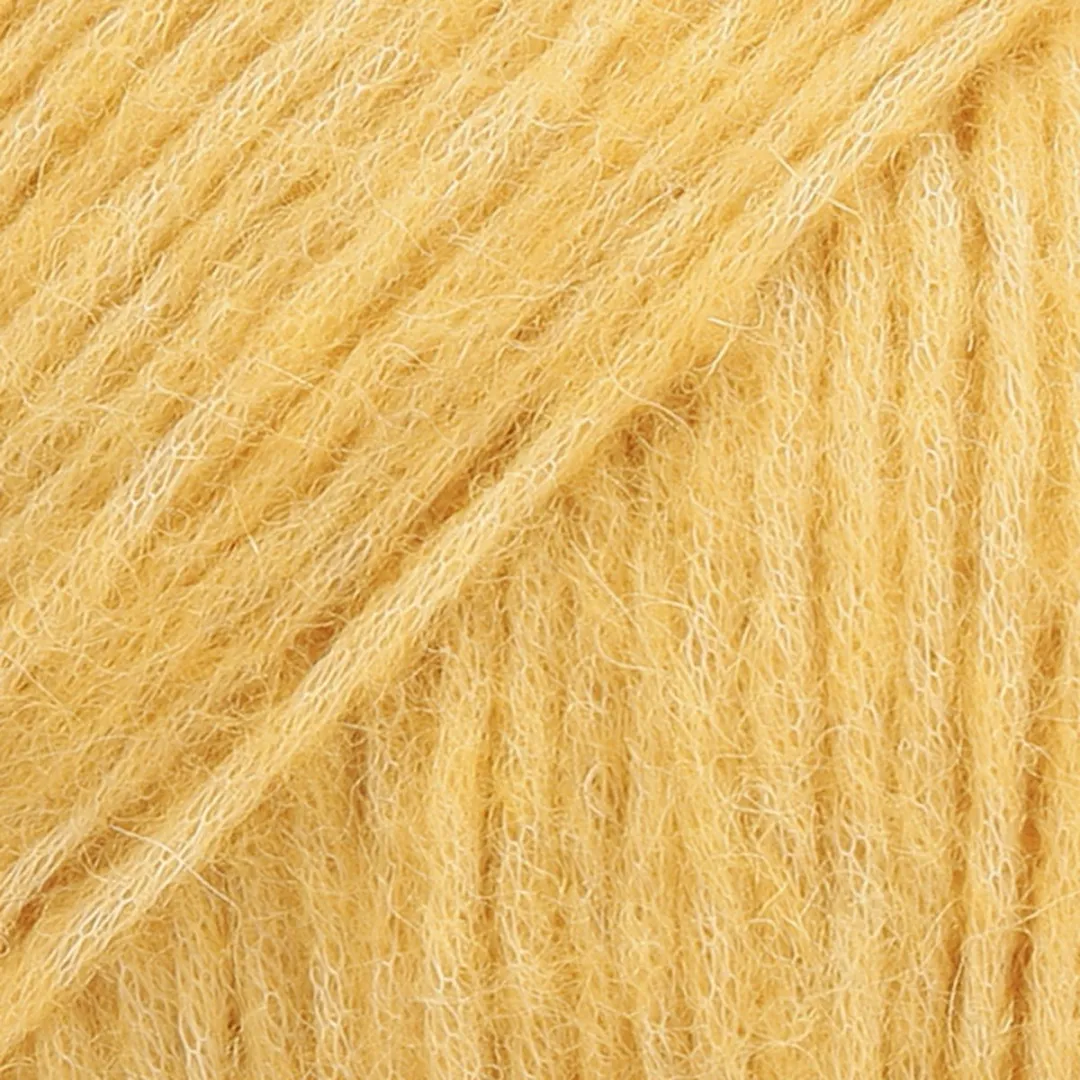 Drops Air Uni Colour Geel Wolgaren