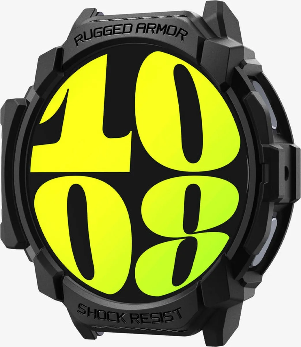 Spigen Rugged Armor Hoes Samsung Galaxy Watch 7 44mm - Matte Black
