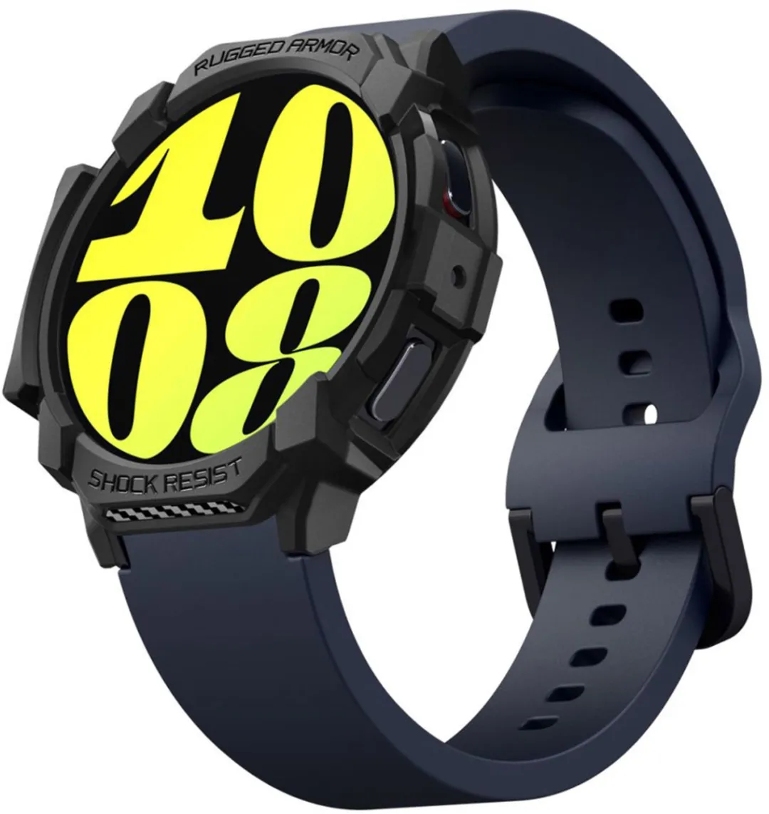 Spigen Rugged Armor Hoes Samsung Galaxy Watch 7 44mm - Matte Black