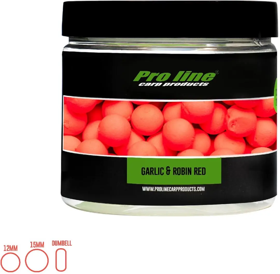 Proline Garlic Robin Red Fluor Pop-Ups 15mm - 80g - afbeelding 5 van 6